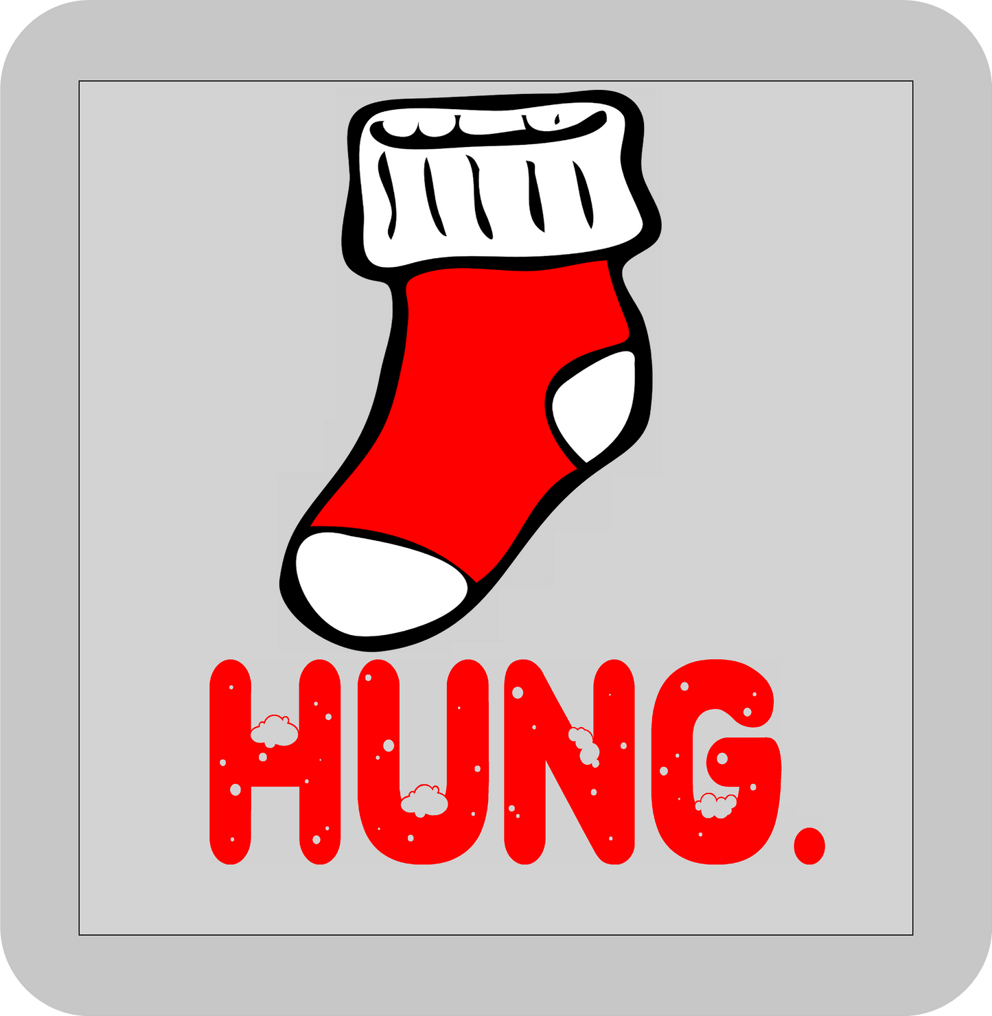 Christmas , HUNG Stocking -DTF transfer