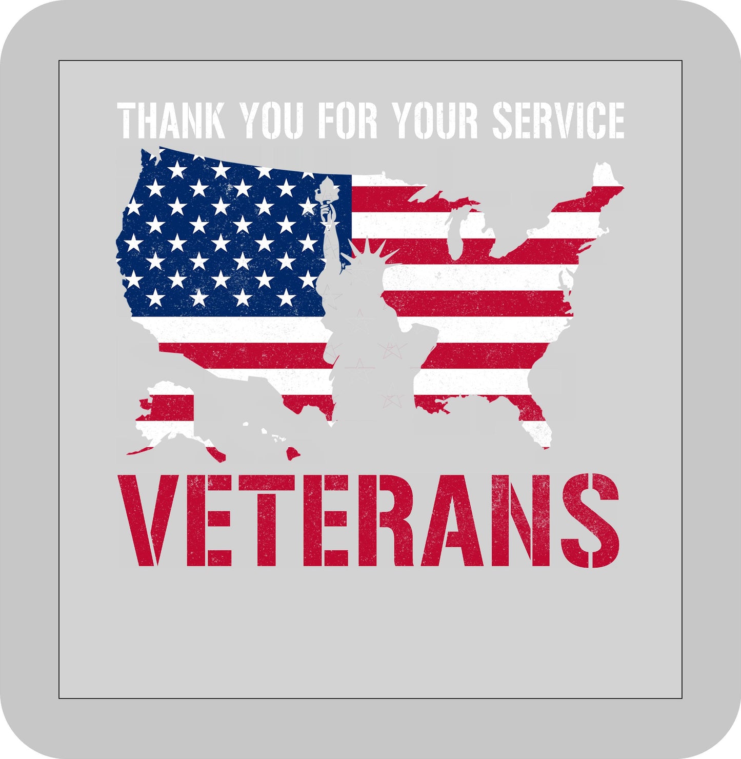 Memorial/Veteran's Day, Thank you for your service Veteran's -DTF transfer