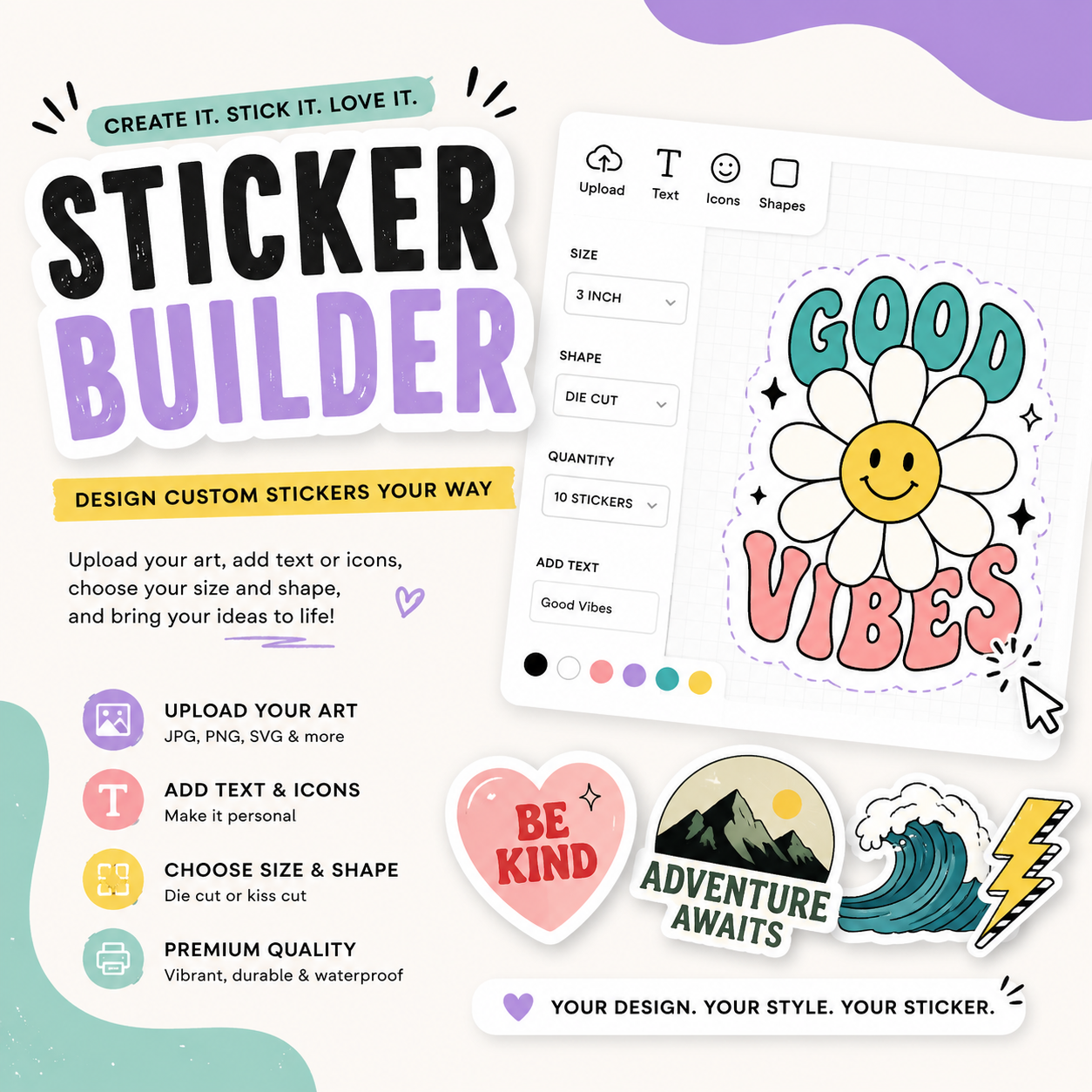 Vinyl Sticker Builder