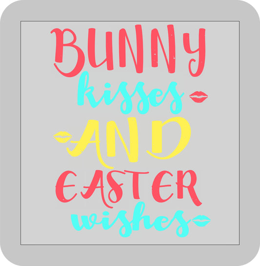 Easter, Bunny kisses and easter wishes -DTF transfer