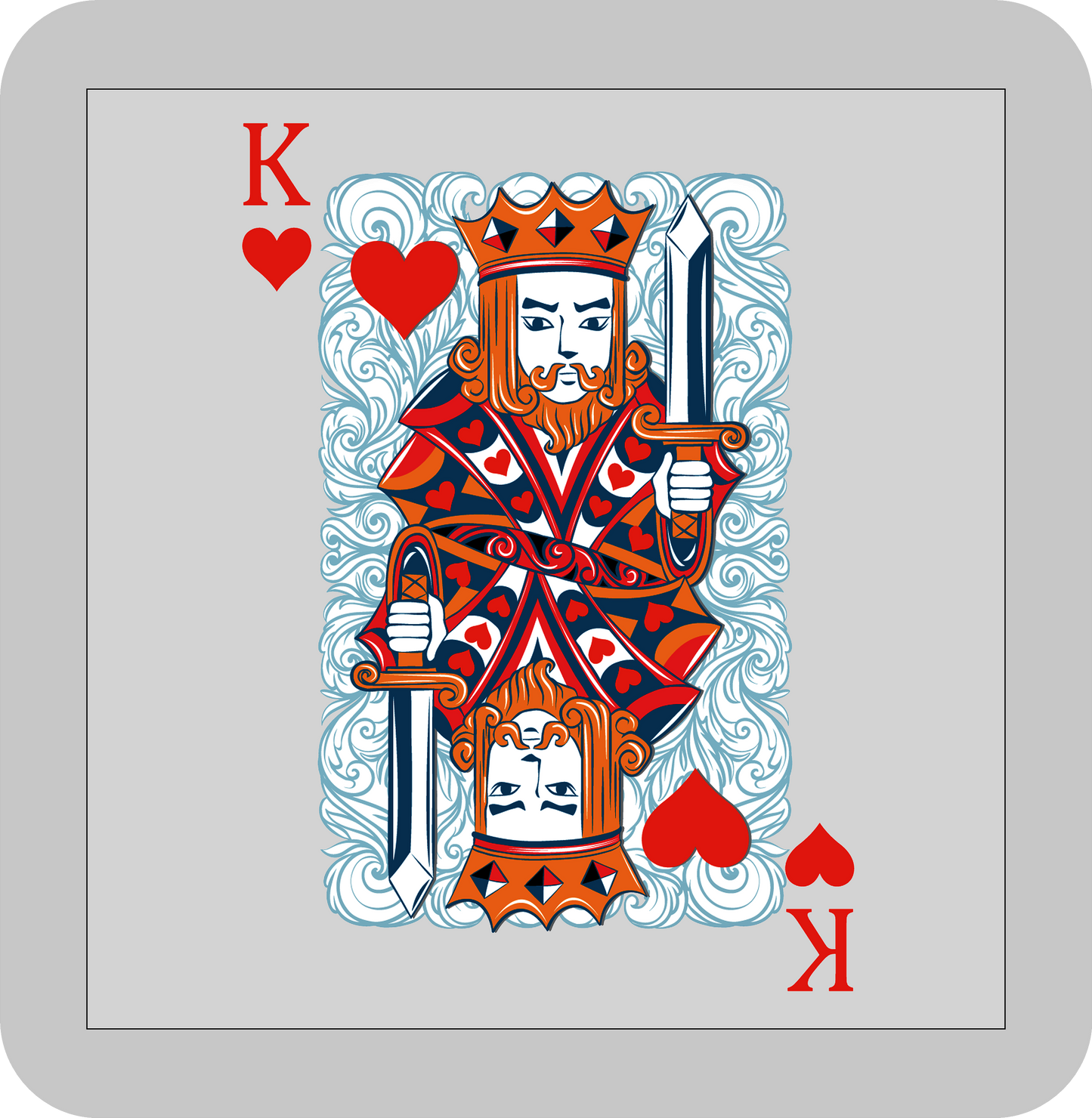 Valentine's day, KING OF HEARTS -DTF transfer