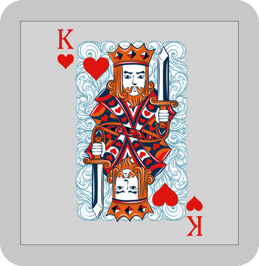 Valentine's day, KING OF HEARTS -DTF transfer