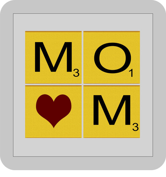 Mother's Day, MOM in tiles -DTF transfer