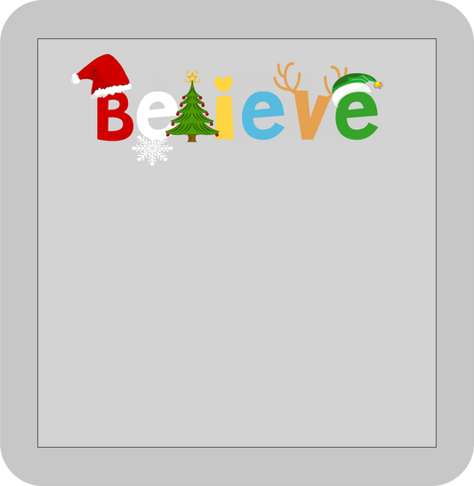 Christmas , Believe -DTF transfer