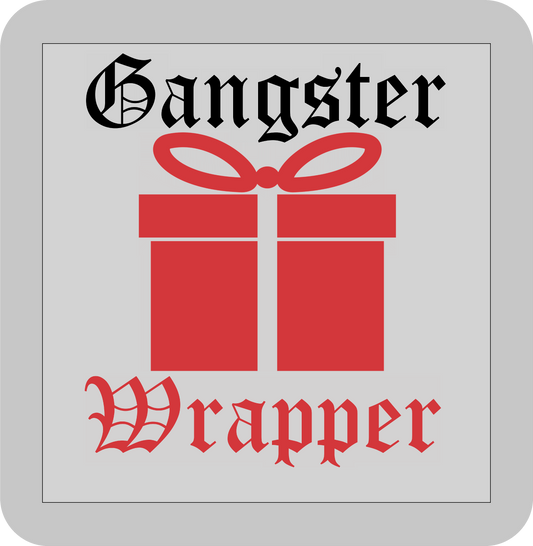 Christmas , Gangster Wrapper -DTF transfer