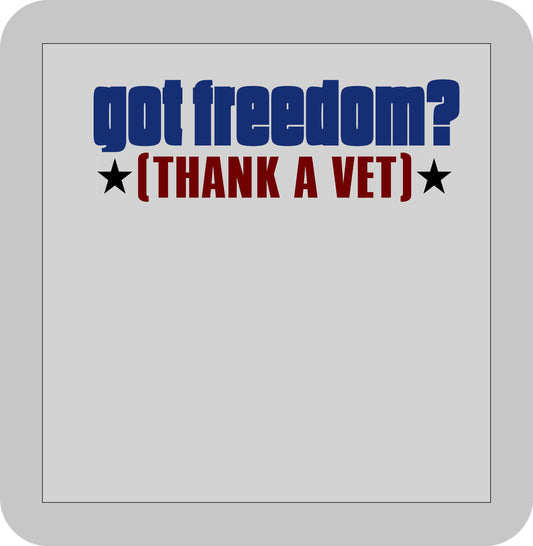 Memorial/Veteran's Day, Got Freedom? Thank a Vet -DTF transfer