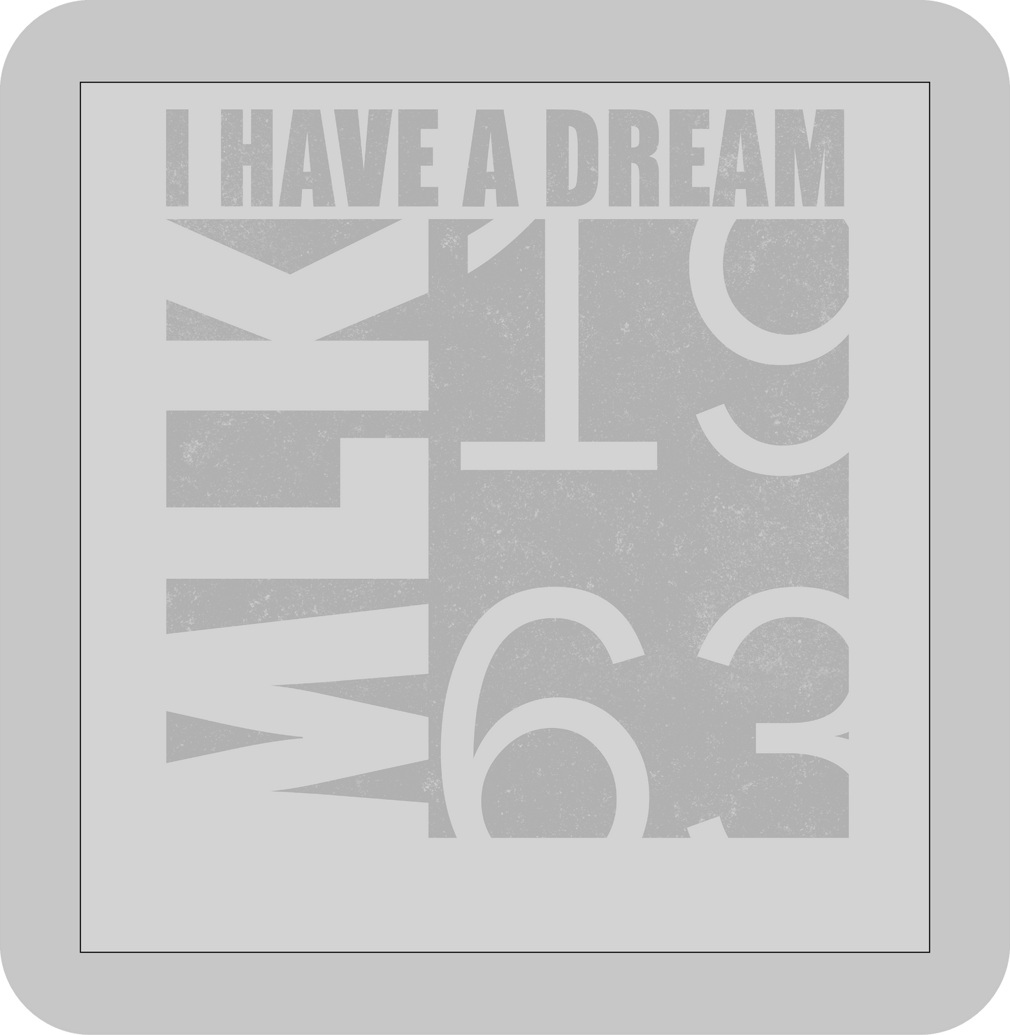 Martin Luther King Jr. , I have a dream MLK 1963  -DTF transfer