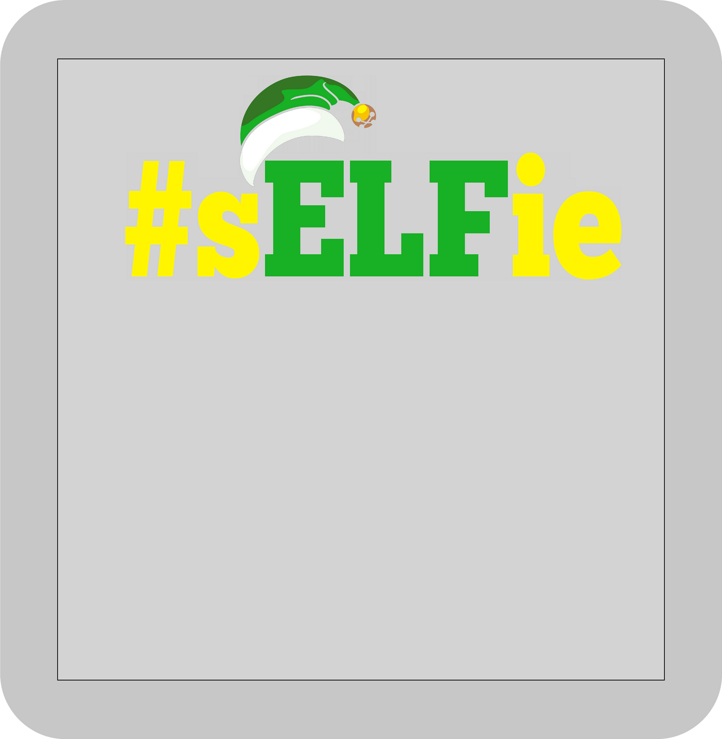 Christmas , #sELFie -DTF transfer